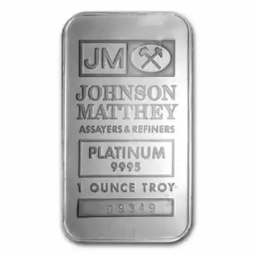 1oz Johnson Matthey Platinum Bar