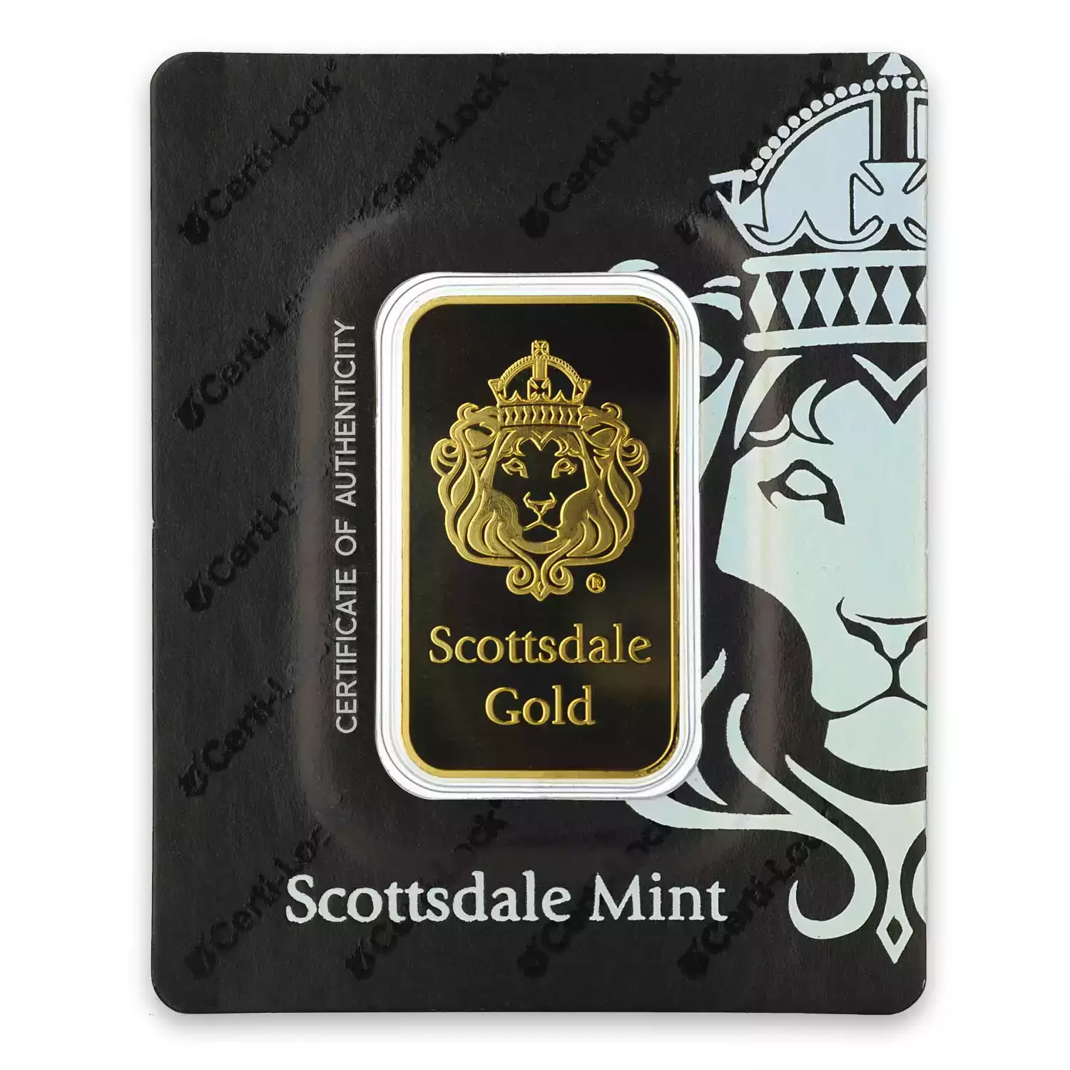 1oz Scottsdale mint minted Gold Bar .9999 Purity w/cert (2)