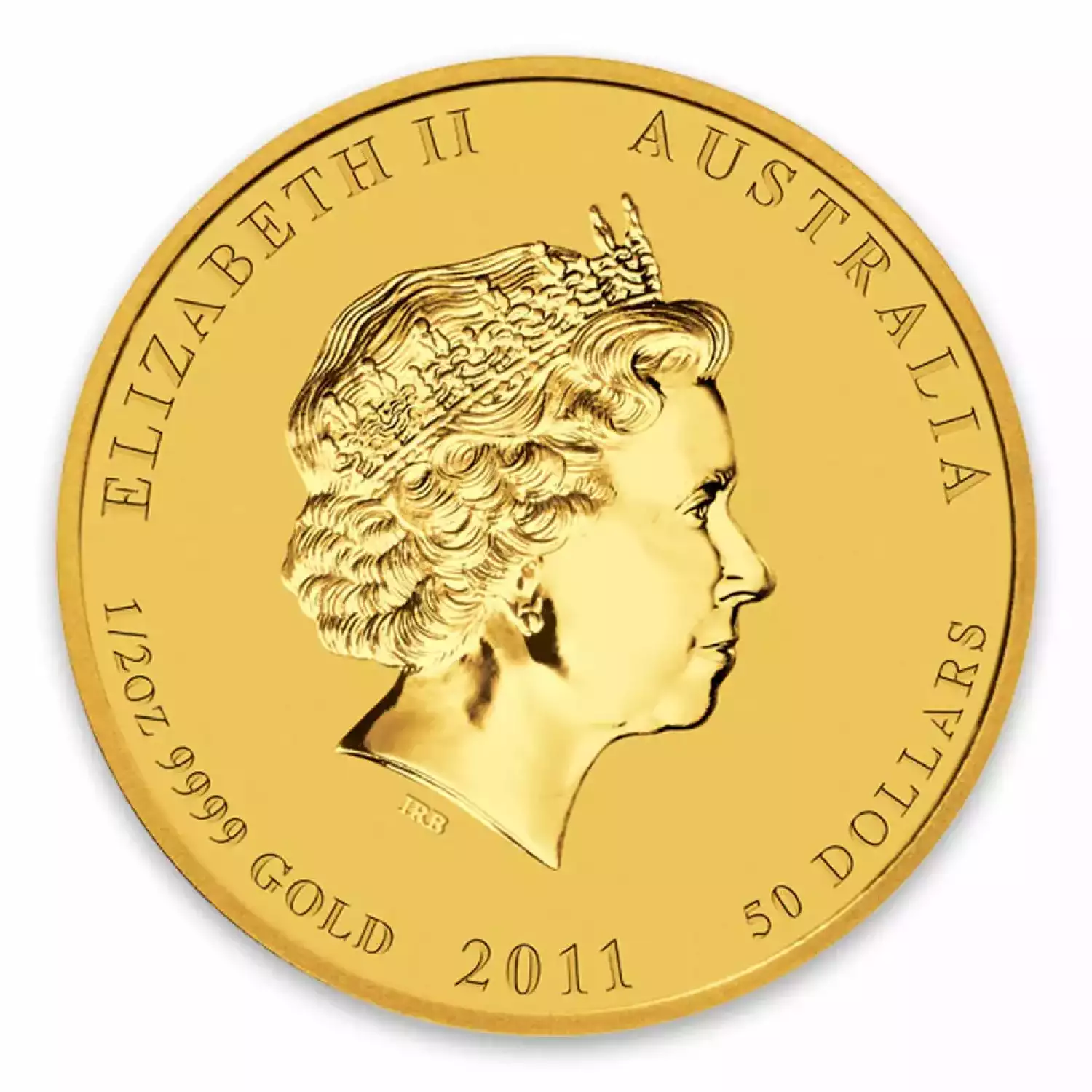 2011 1/2oz Australian Perth Mint Gold Lunar II: Year of the Rabbit (2)