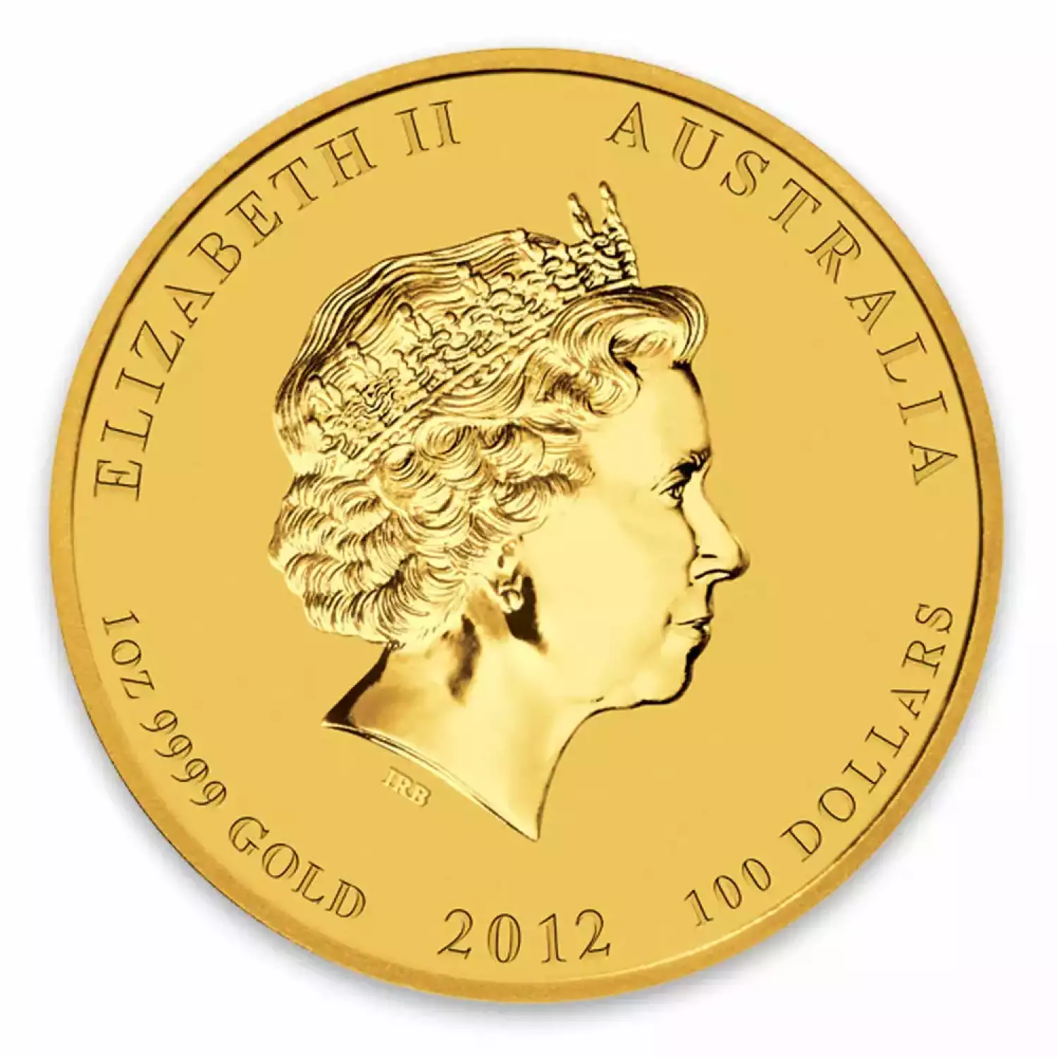 2012 1oz Australian Perth Mint Gold Lunar II: Year of the Dragon (2)