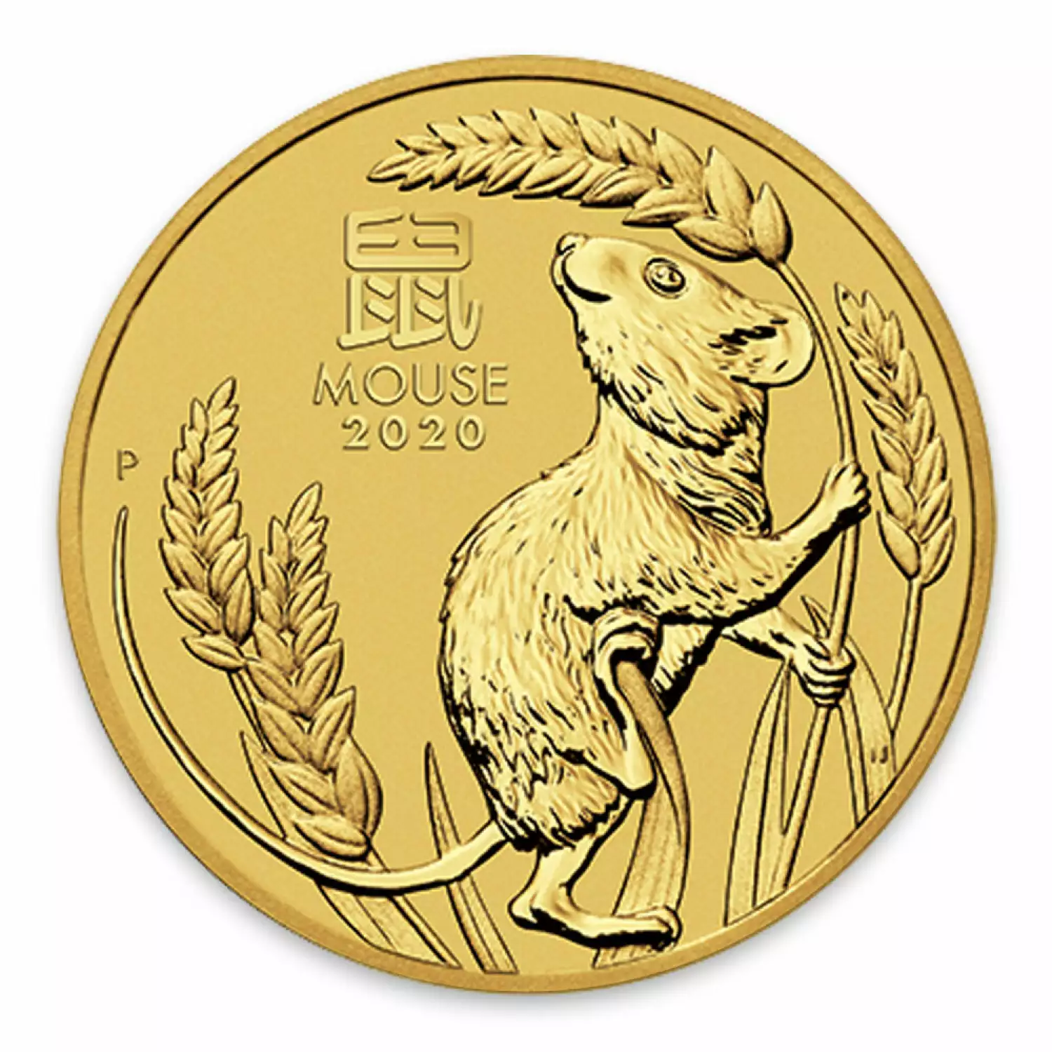 2020 1/20 oz Australian Gold Lunar Series: Year of the Mouse (2)