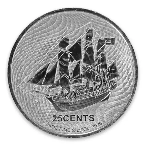 2021 1/4oz Cook Islands Silver Sailing Ship Bounty (2)