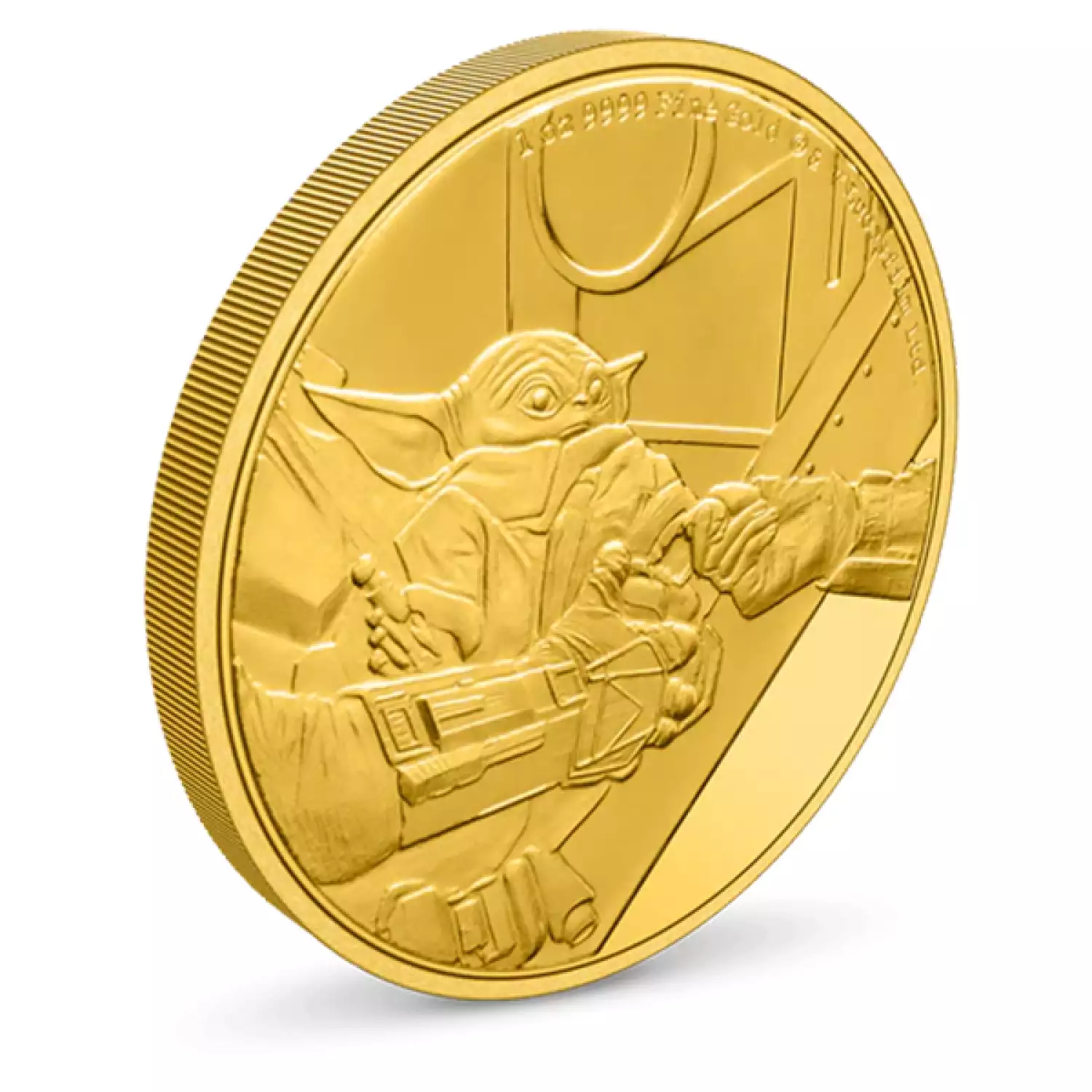 2022 1oz  The mandalorian Classic - Grogu Gold Coin (3)