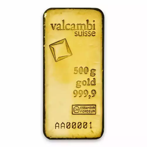 500g Valcambi Minted Gold Bar (2)