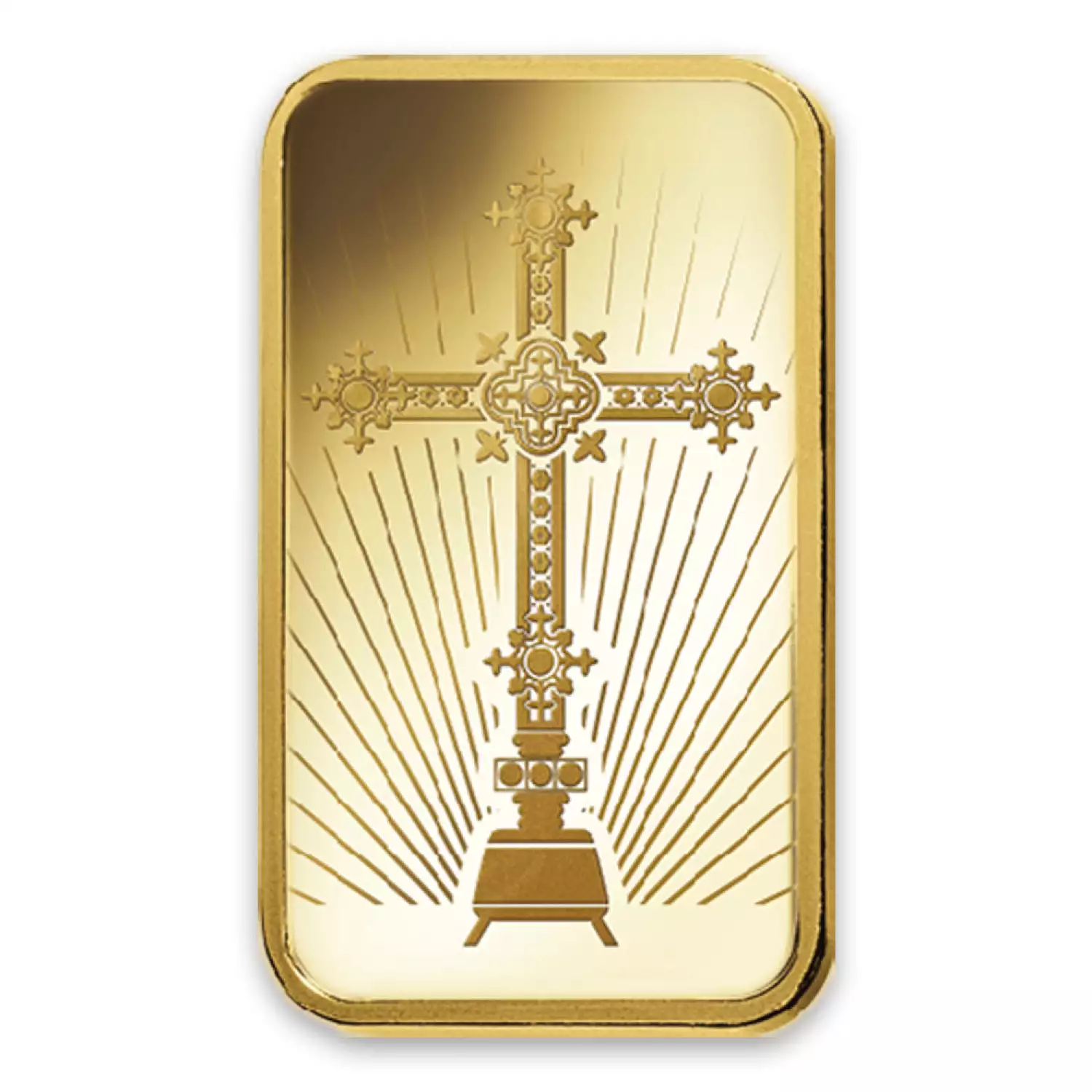 5g PAMP Gold Bar - Romanesque Cross (2)