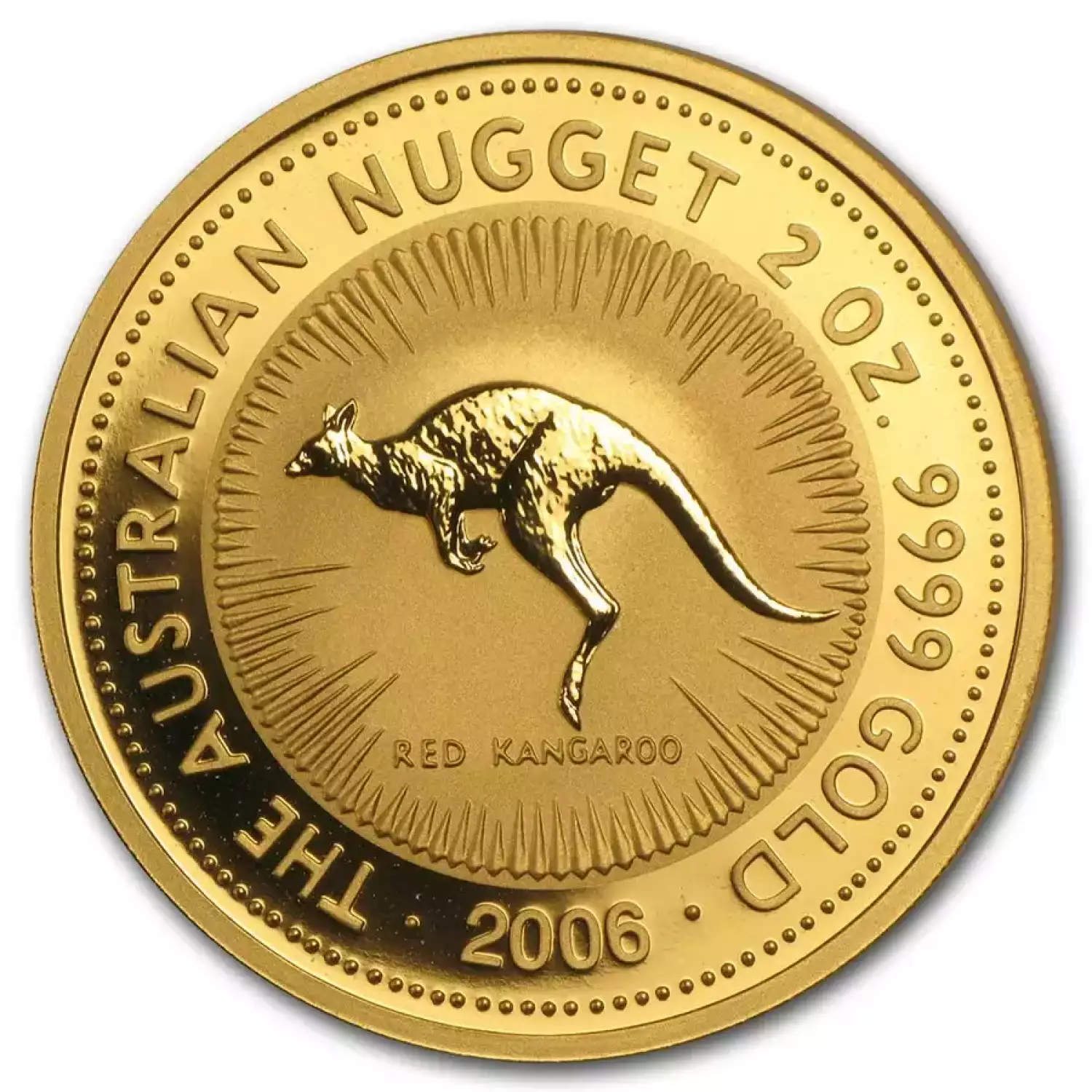 Any Year 2oz Bullion Nugget / Kangaroo Coin