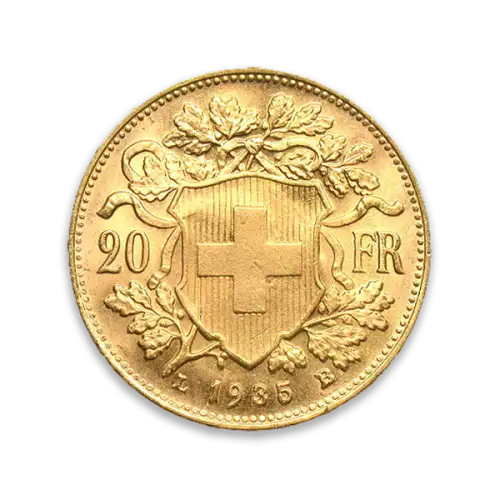 Any Year Gold Swiss 20 Franc