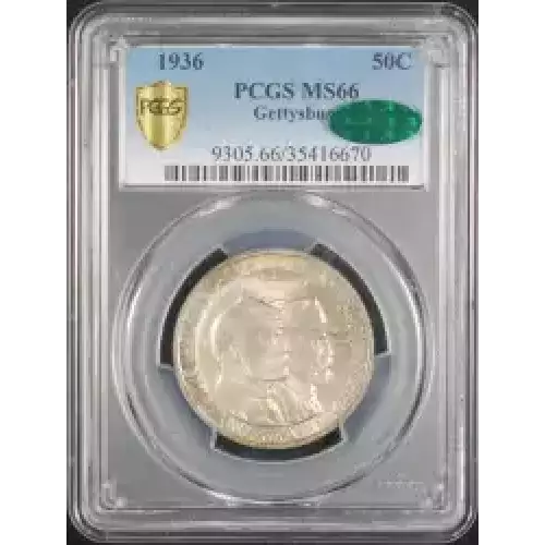 Classic Commemorative Silver--- Battle of Gettysburg Anniversary 1936 -Silver- 0.5 Dollar (3)