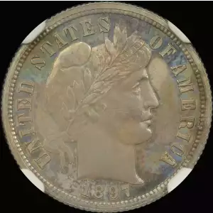 Dimes---Barber or Liberty Head 1892-1916 -Silver- 1 Dime