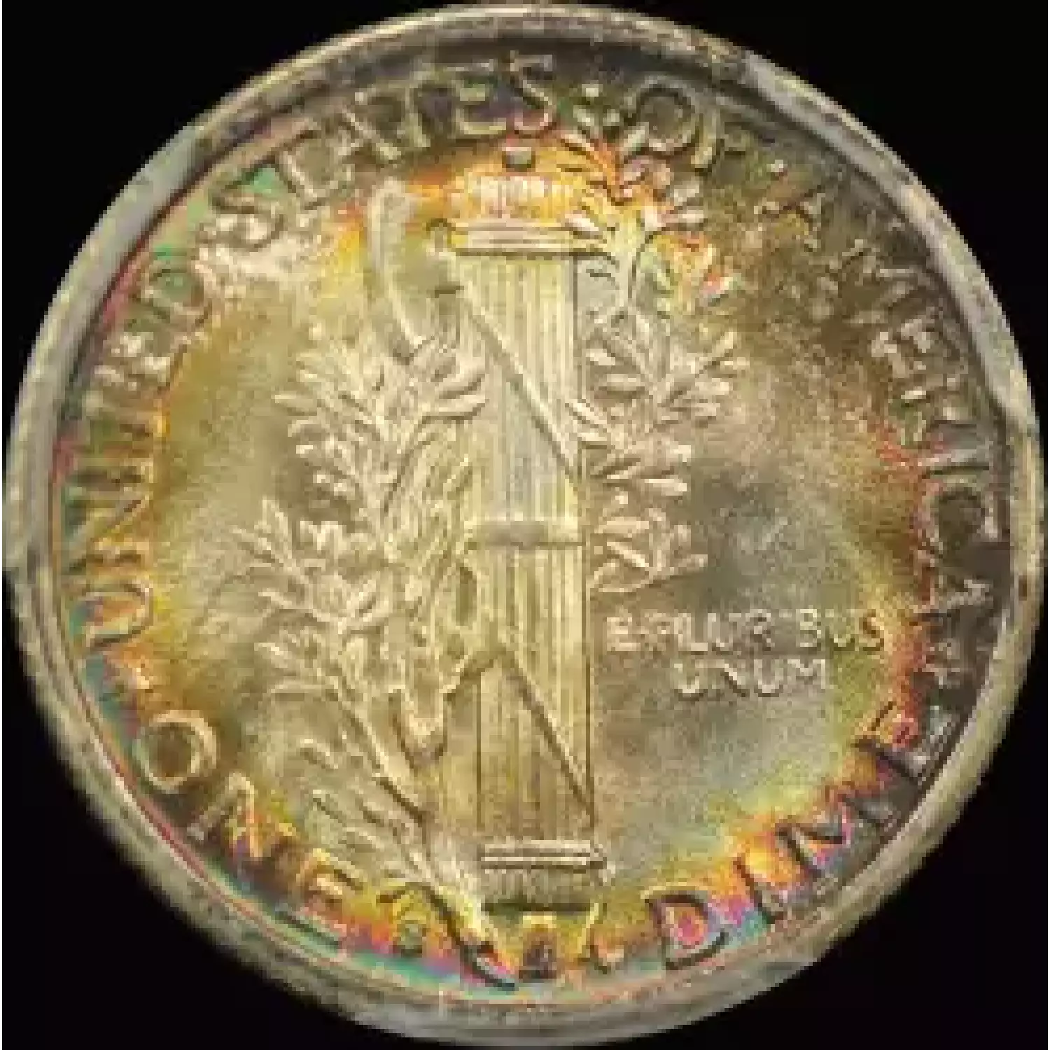 Dimes---Winged Liberty Head or Mercury 1916-1945 -Silver- 1 Dime (2)