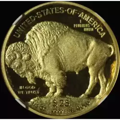 Gold Bullion-Gold Buffaloes--$25 Gold Buffalo 1/2 oz (2008)  -Gold- 25 Dollar (2)