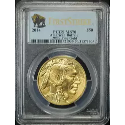 Gold Bullion-Gold Buffaloes--$50 Gold Buffalo 1 oz -Gold- 50 Dollar (3)
