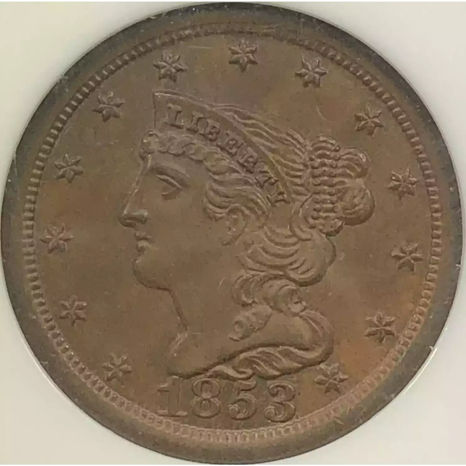 1853 NGC MS-65 BN C-1 Half Cents Braided Hair 1840 - 57 - D&J Coins