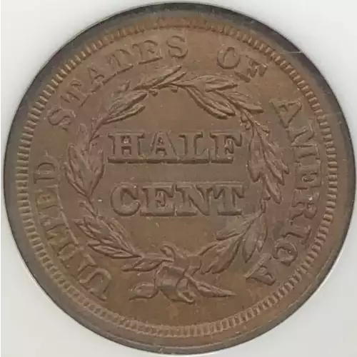 Half Cents -Braided Hair 1840-57 -Copper (2)