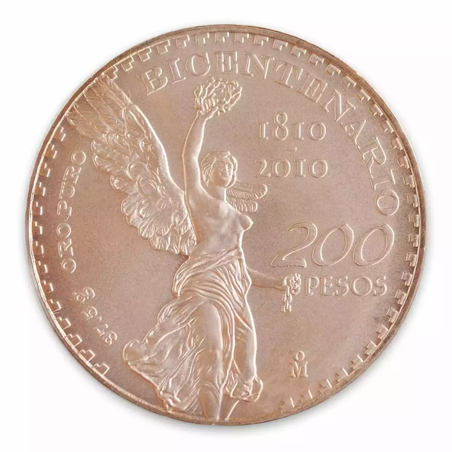 Mexican 200 Peso Gold Coin - Bicentenario (2)