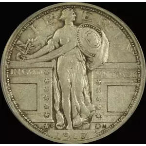Quarter Dollars---Standing Liberty