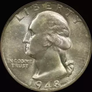 Quarter Dollars-Washington-Silver Coinage