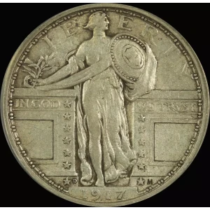 Quarter Dollars---Standing Liberty
