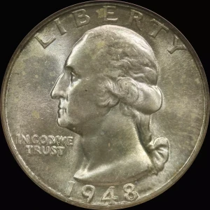 Quarter Dollars-Washington-Silver Coinage