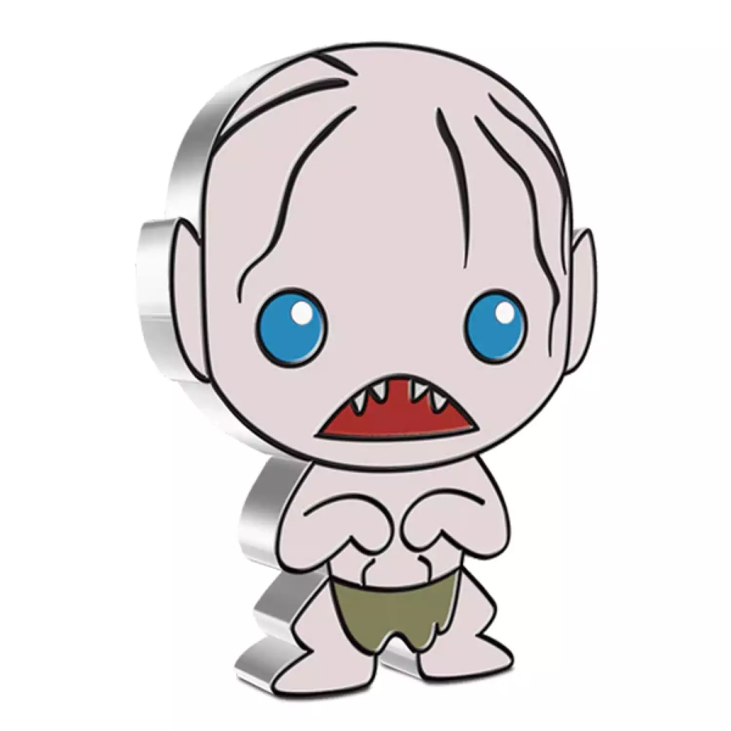 THE LORD OF THE RINGS - 2021 1oz Gollum Silver Chibi Coin (3)